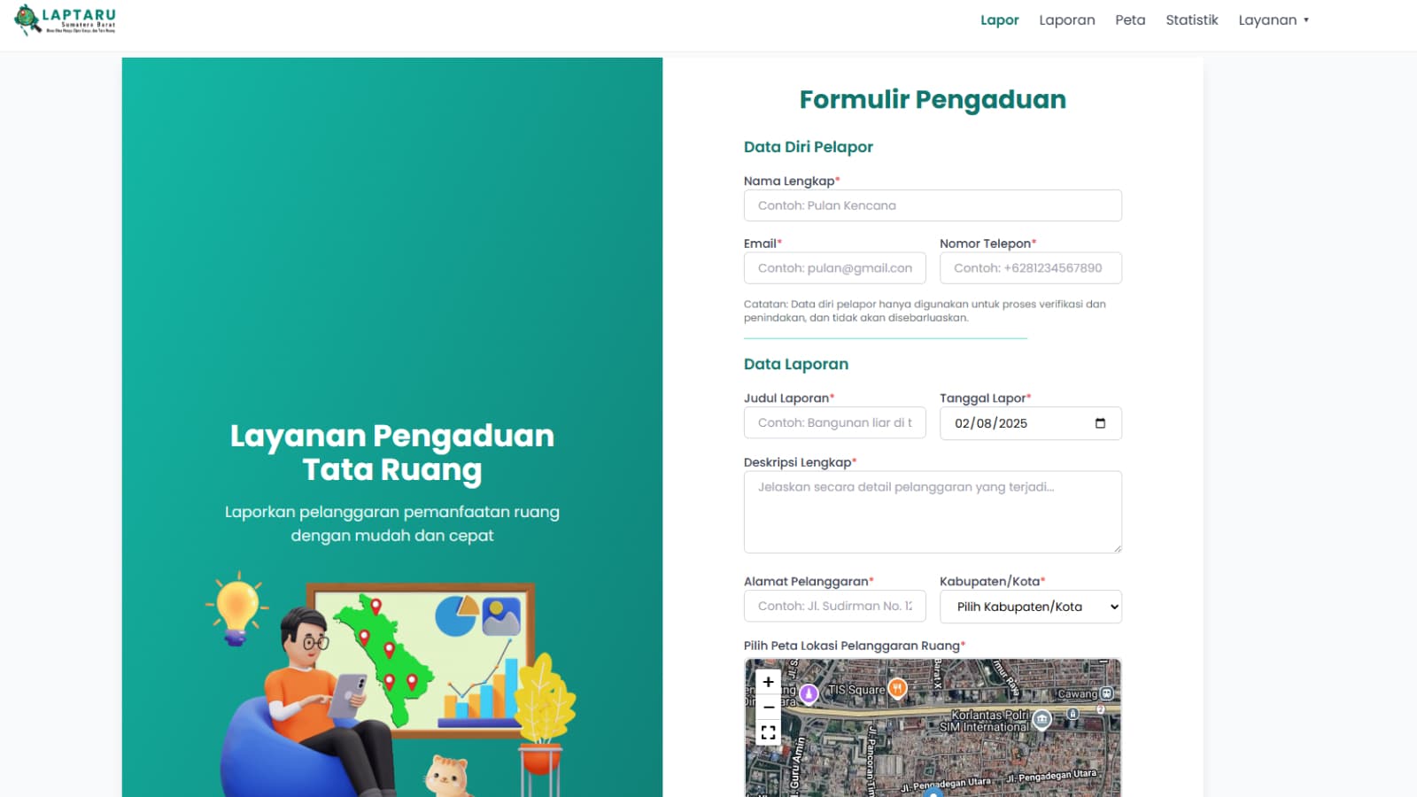 Laporan Tataruang Sumatra Barat